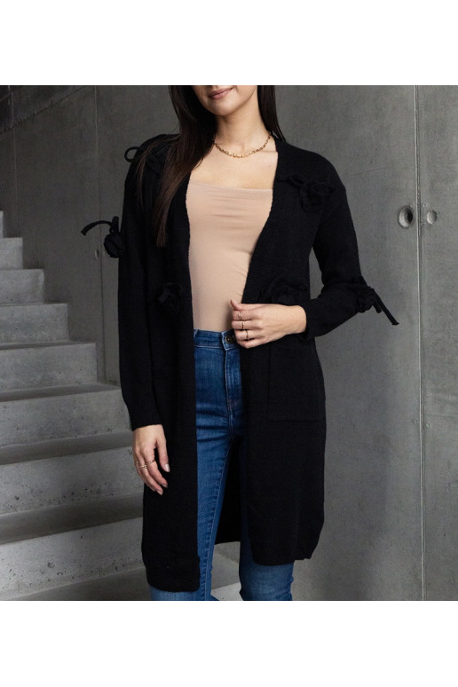 Ilgas juodas megztinis Lira Ilgas juodas megztinis Lira