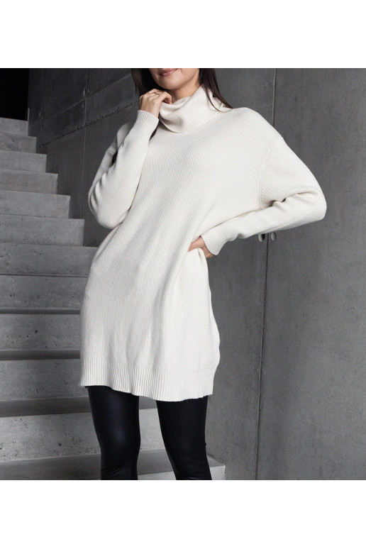 Ilgas baltas, minkštas megztinis Kali Ilgas baltas, minkštas megztinis Kali