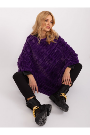 Poncho tamsiai violetinė...