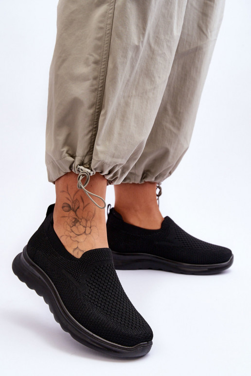  Sportbačiai  Įsispiriamo modelio Juodos spalvos Adiora