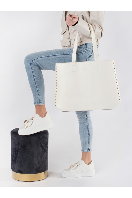   rankinė shopper su kniedytėmis