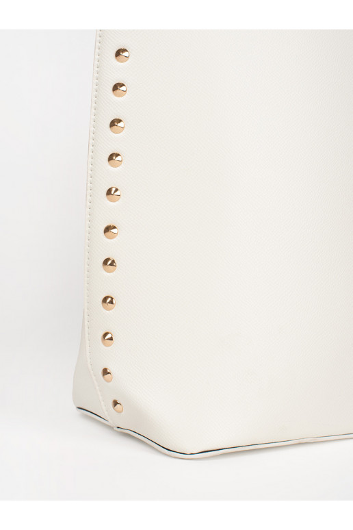   rankinė shopper su kniedytėmis