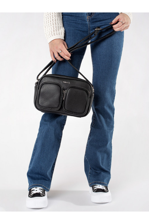 juoda rankinė z kieszonkami juoda rankinė z kieszonkami