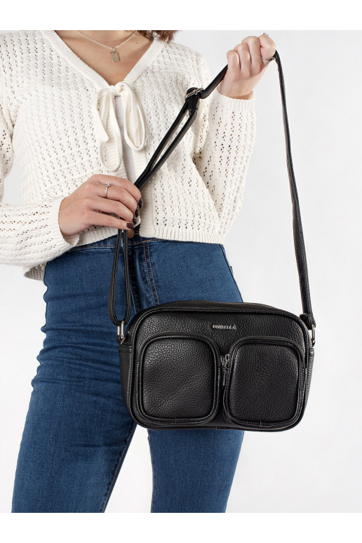 juoda rankinė z kieszonkami juoda rankinė z kieszonkami