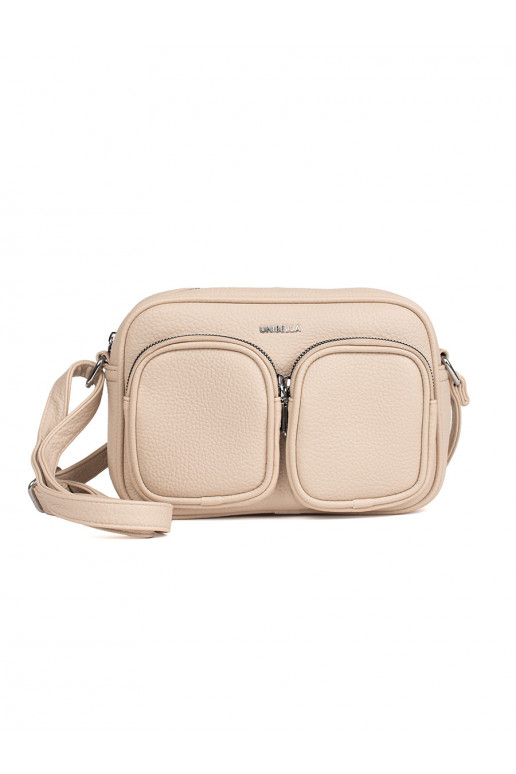 dramblio kaulo spalvos rankinė z kieszonkami dramblio kaulo spalvos rankinė z kieszonkami