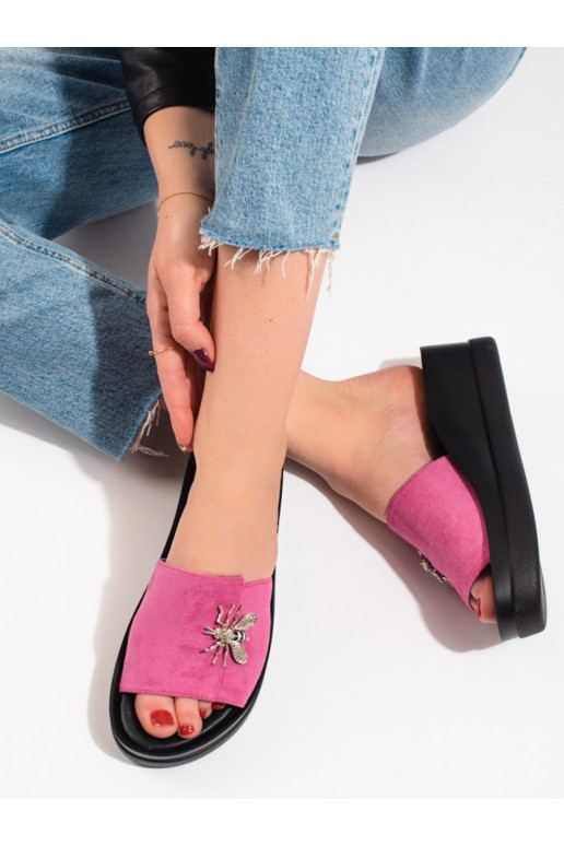 rožinės spalvos Šlepetės   