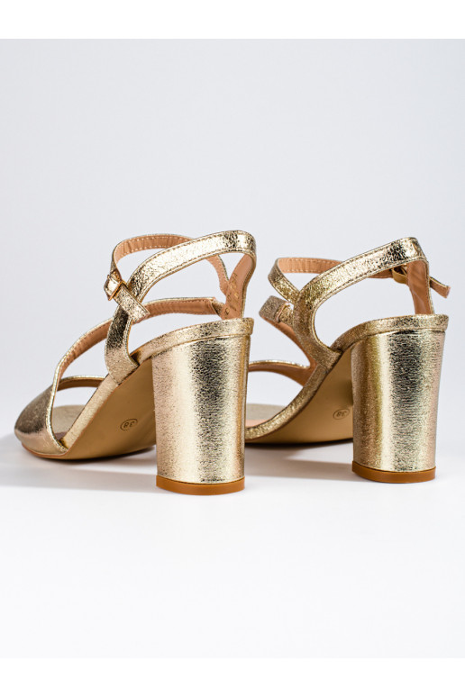 Elegantiško stiliaus sandalai  ant kulno 