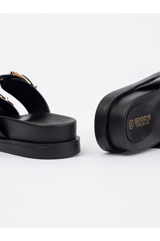 Juodos spalvos Šlepetės   