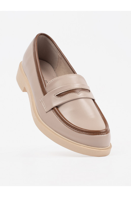 smėlio spalvos  moteriški mokasinai smėlio spalvos  moteriški mokasinai