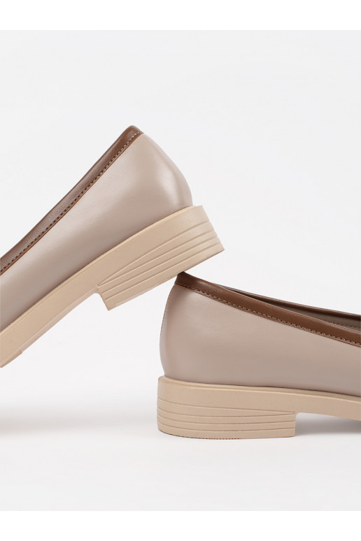 smėlio spalvos  moteriški mokasinai smėlio spalvos  moteriški mokasinai