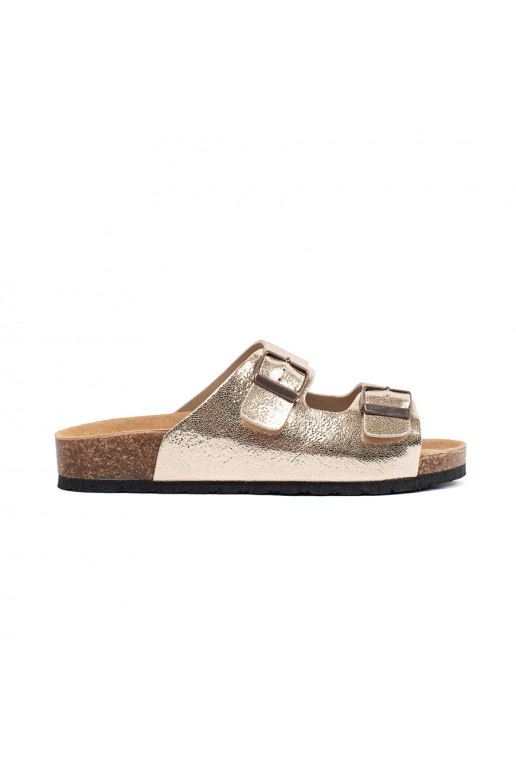 aukso spalvos Šlepetės   aukso spalvos Šlepetės