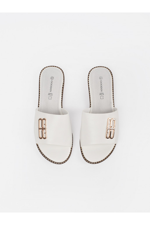 baltos spalvos Šlepetės    baltos spalvos Šlepetės