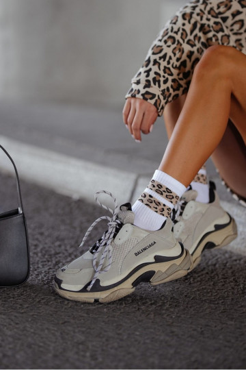 Kojinės  Dwa Taškuotos  baltos spalvos