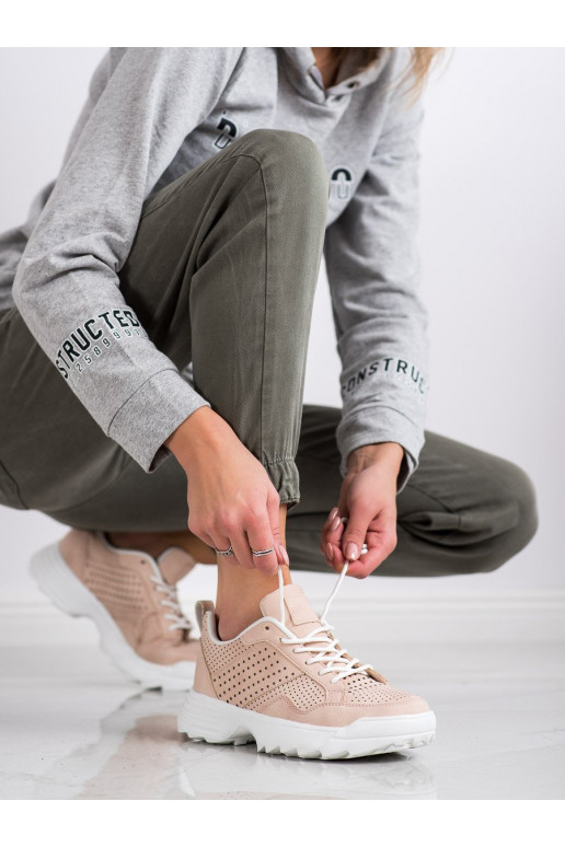Sneakers modelio batai Shelovet rožinės spalvos