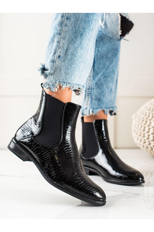 Moteriški batai Sergio Leone  juodos spalvos