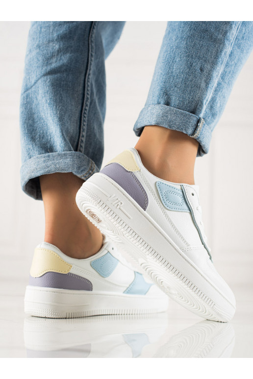 Shelovet Sneakers modelio batai su platforma baltos spalvos