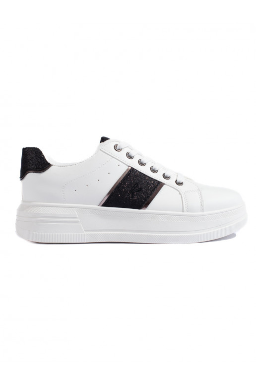 baltos spalvos Sneakers modelio batai baltos spalvos Sneakers modelio batai