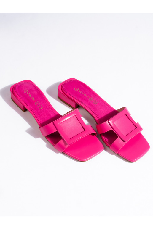 Klasikinio modelio rožinės spalvos Šlepetės