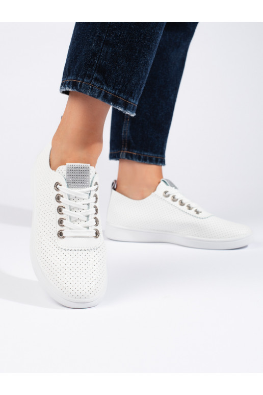 su aužūro elementais baltos spalvos Moteriški batai