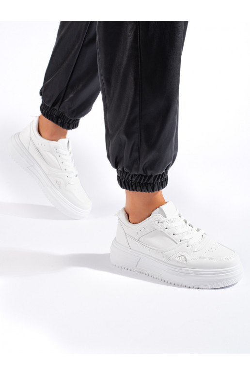 baltos spalvos Sneakers modelio batai baltos spalvos Sneakers modelio batai