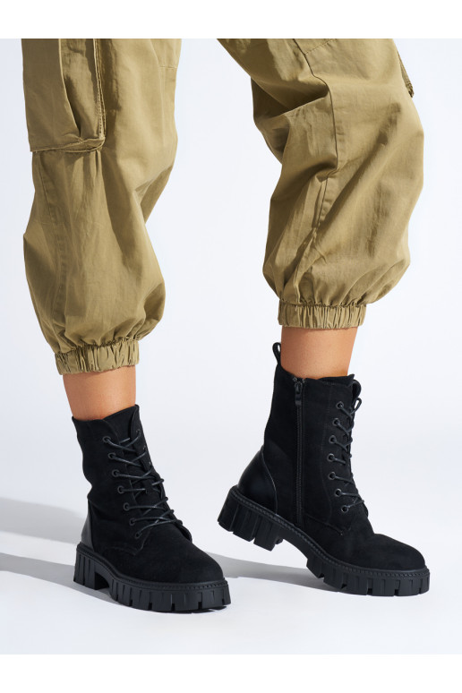 Juodos spalvos su raištukais moteriški aulinukai Juodos spalvos su raištukais moteriški aulinukai