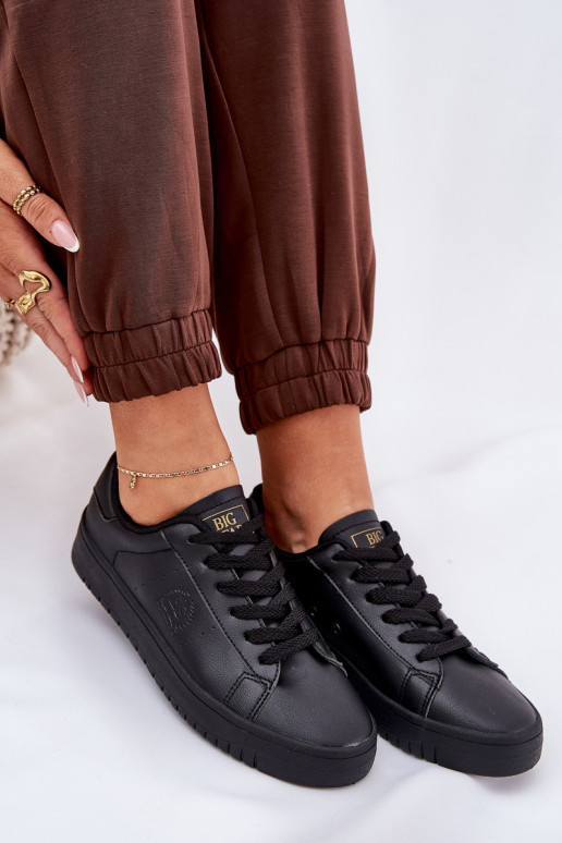  Laisvalaikio bateliai iš eko odos Big Star NN274576 Juodos spalvos