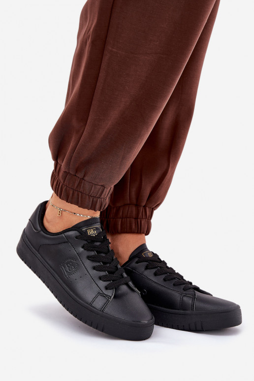  Laisvalaikio bateliai iš eko odos Big Star NN274576 Juodos spalvos