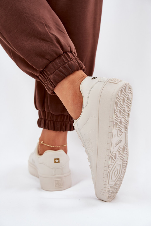  Laisvalaikio bateliai iš eko odos Big Star NN274578 smėlio spalvos