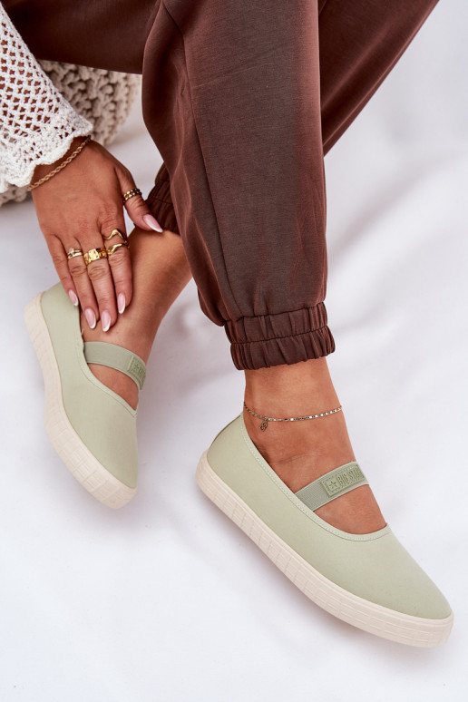 Moteriški batai Big Star NN274604 šviesiai žalios spalvos