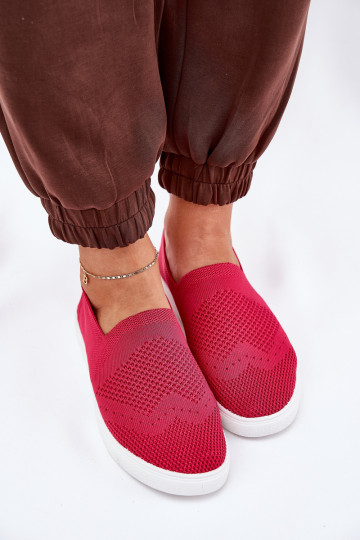Sportbačiai Slip-on Big Star FF274A605 rožinės spalvos