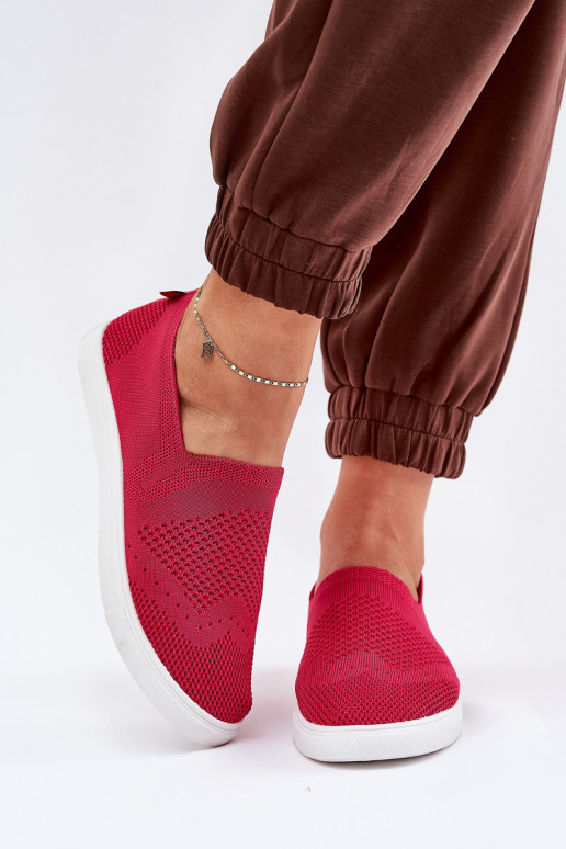  Sportbačiai Slip-on Big Star FF274A605 rožinės spalvos