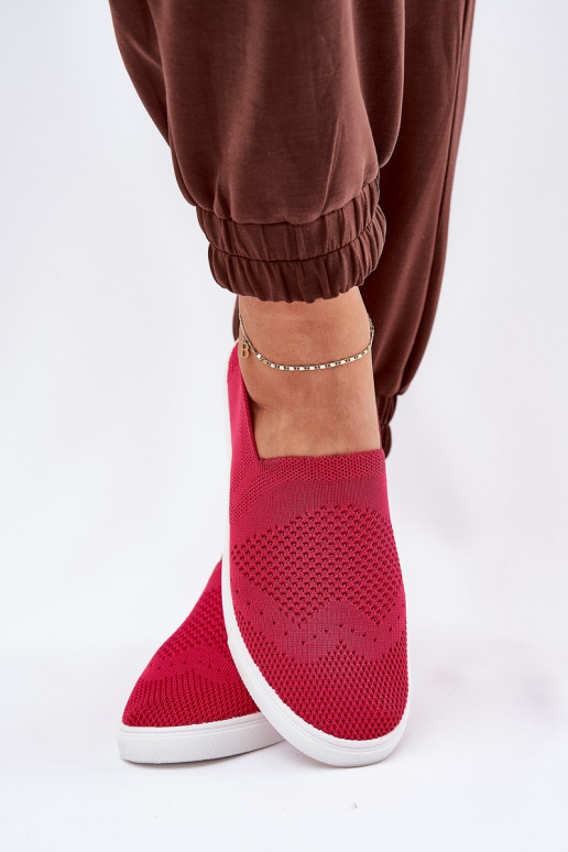  Sportbačiai Slip-on Big Star FF274A605 rožinės spalvos