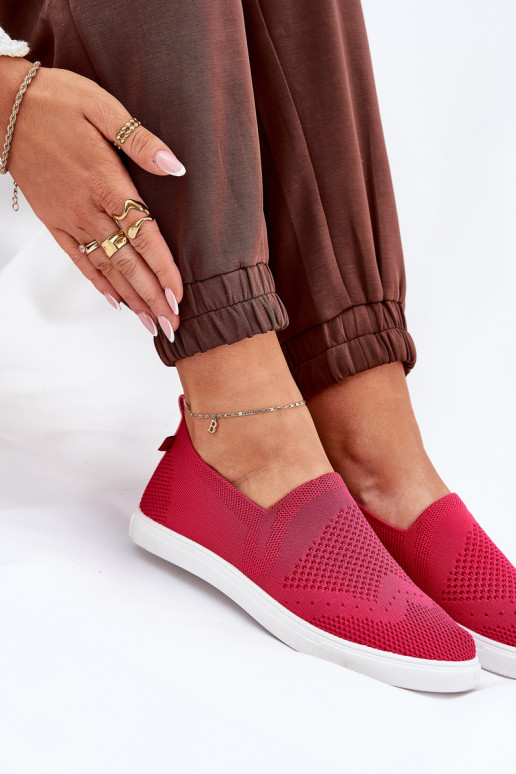  Sportbačiai Slip-on Big Star FF274A605 rožinės spalvos