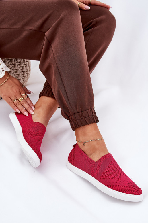  Sportbačiai Slip-on Big Star FF274A605 rožinės spalvos