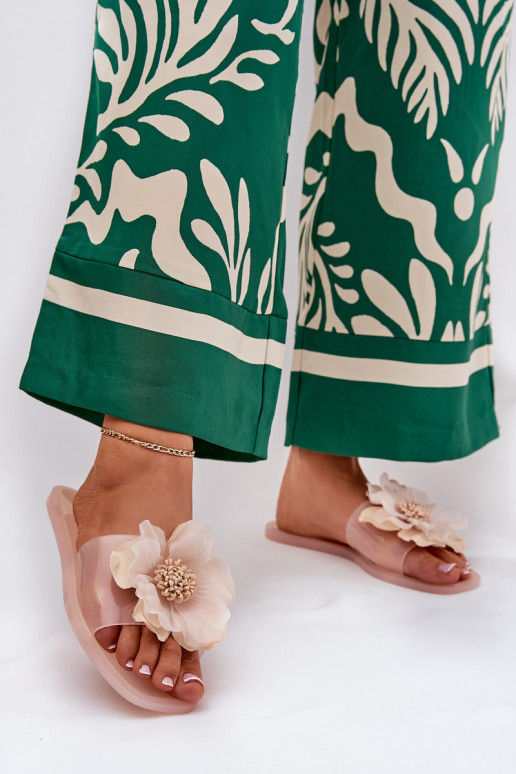  lygiapadžiai Moteriškos šlepetės Ze Sztucznym  Nude Vobetta