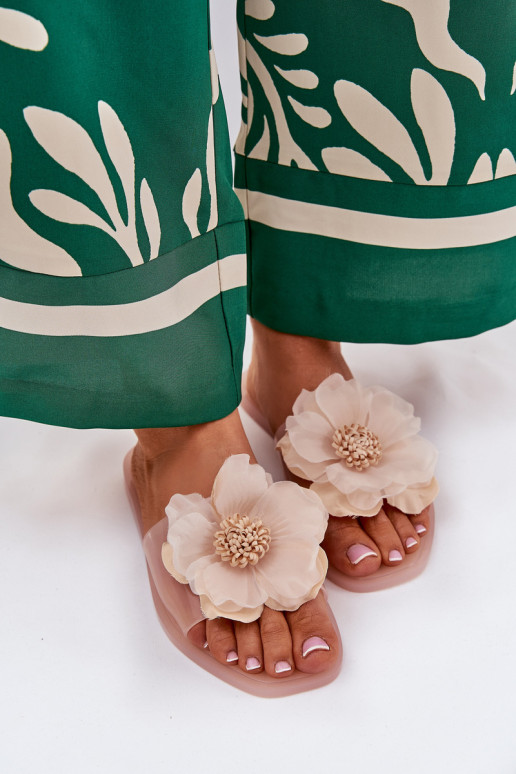  lygiapadžiai Moteriškos šlepetės Ze Sztucznym  Nude Vobetta