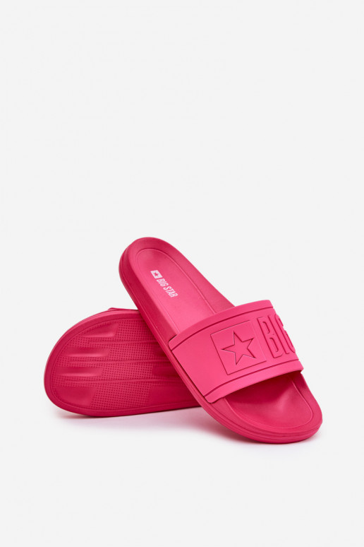 Moteriškos šlepetės Big Star NN274A668 rožinės spalvos