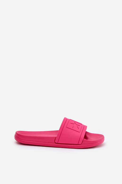 Moteriškos šlepetės Big Star NN274A668 rožinės spalvos