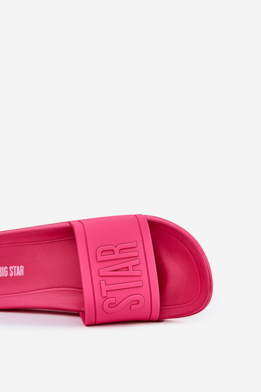 Moteriškos šlepetės Big Star NN274A668 rožinės spalvos