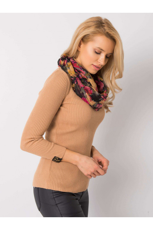 Šalikas-AT-CH-73-juoda-rožinė