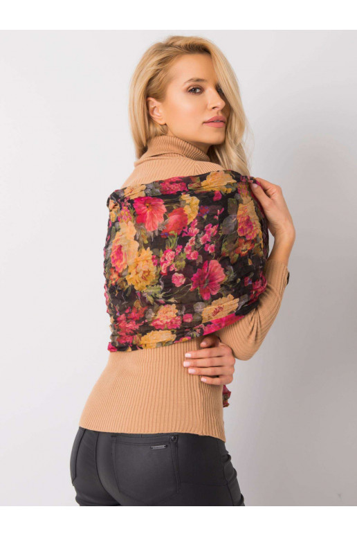 Šalikas-AT-CH-73-juoda-rožinė