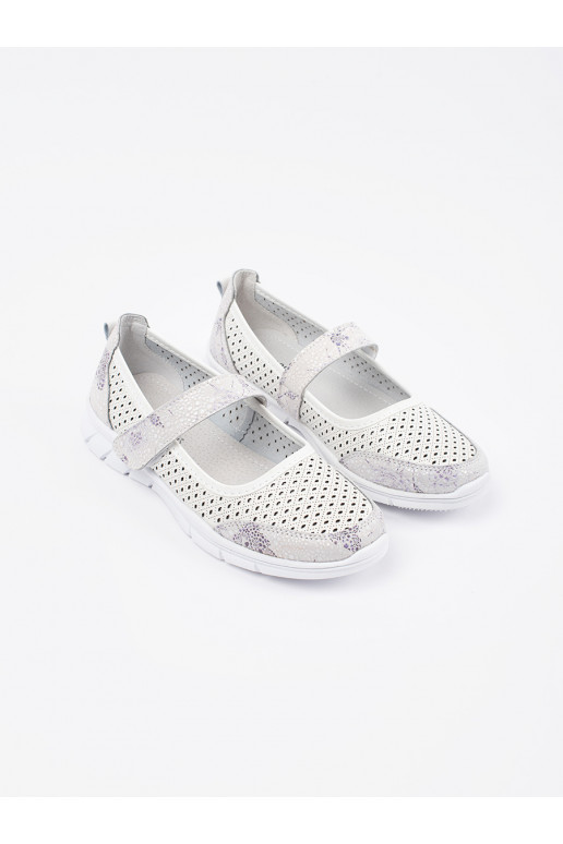 baltos spalvos balerinos   