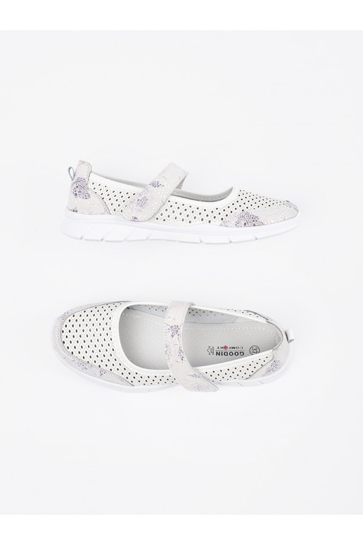 baltos spalvos balerinos   