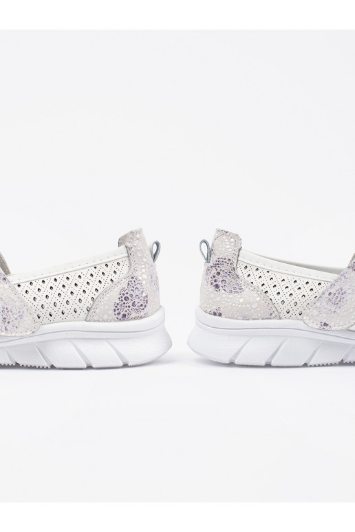 baltos spalvos balerinos   