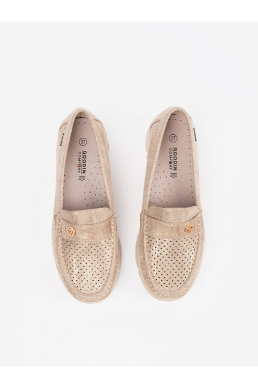 smėlio spalvos  mokasinai ze m elementem smėlio spalvos  mokasinai ze m elementem