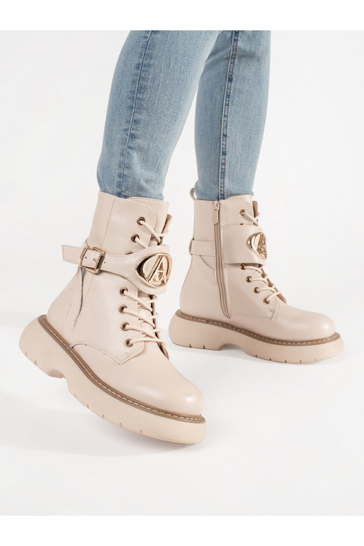 smėlio spalvos su raištukais moteriški batai smėlio spalvos su raištukais moteriški batai