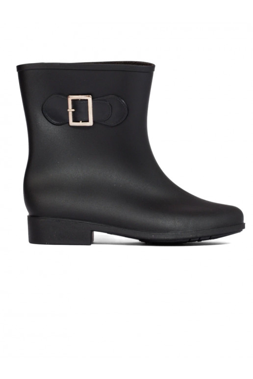 juodos spalvos guminiai batai Shelovet