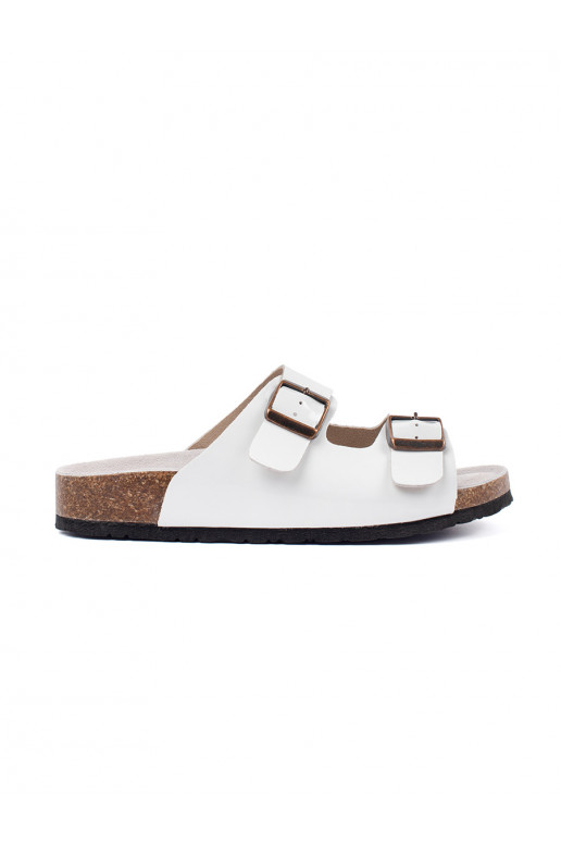 baltos spalvos Šlepetės   baltos spalvos Šlepetės