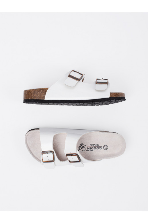 baltos spalvos Šlepetės   baltos spalvos Šlepetės