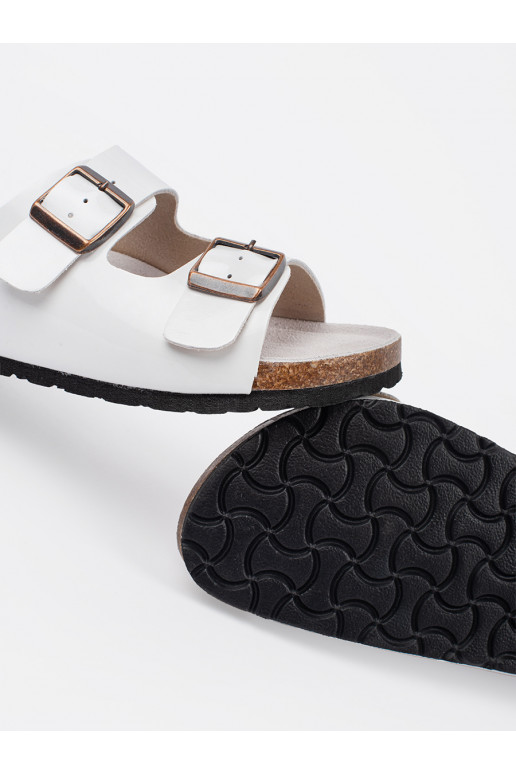 baltos spalvos Šlepetės   baltos spalvos Šlepetės